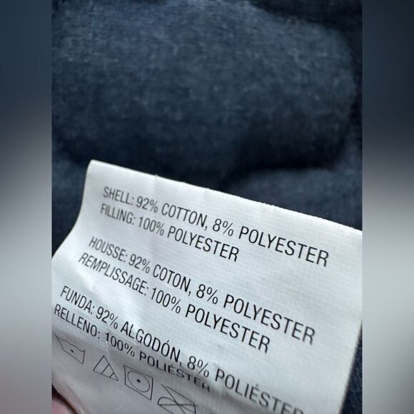 Crate and Barrel Fontaine Blue Pillowshams - Picture 6 of 6